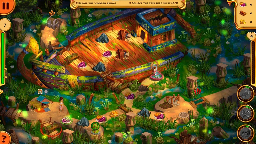Скриншот 1 к игре Invincible Cleopatra: Caesar's Dreams