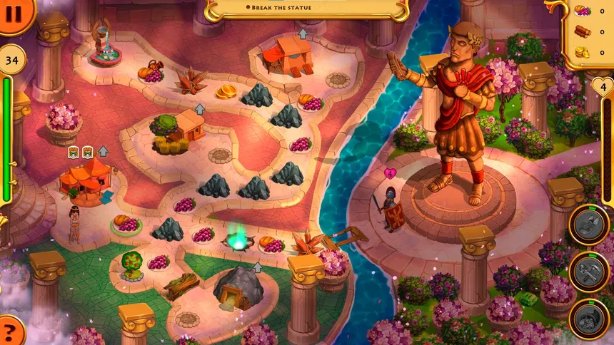Скриншот 3 к игре Invincible Cleopatra: Caesar's Dreams