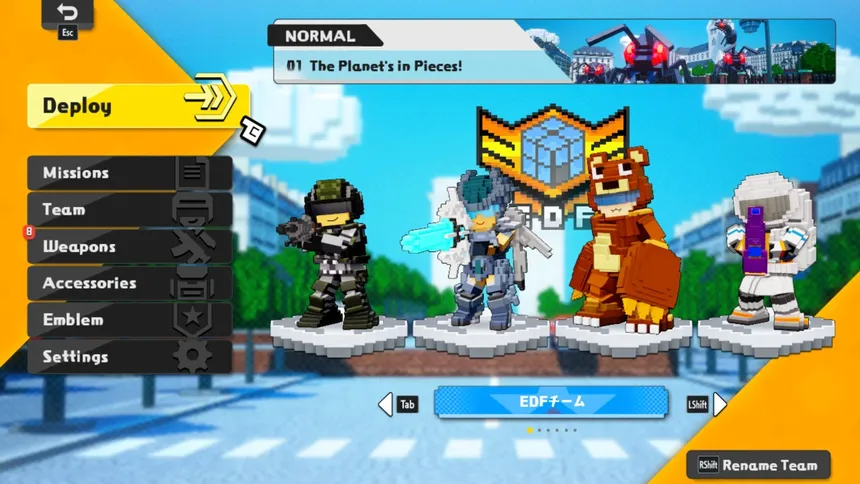 Скриншот 1 к игре Earth Defense Force: World Brothers