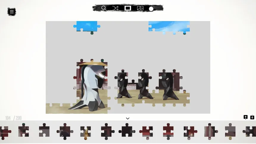 Скриншот 5 к игре Shinobi's Way - a jigsaw chess tale