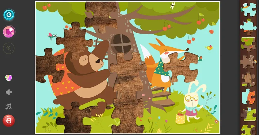 Скриншот 4 к игре Children's Jigsaw Puzzles - Beautifully Illustrated