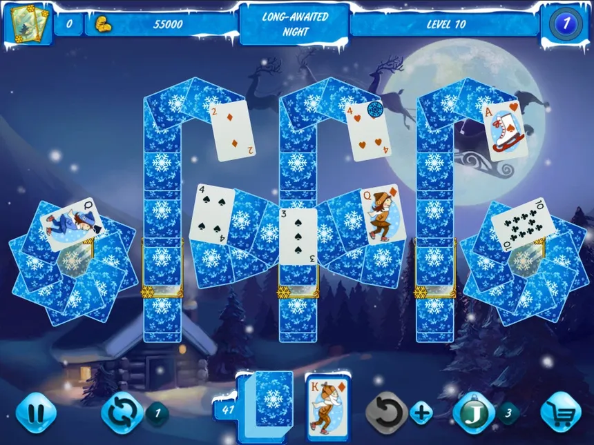 Скриншот 3 к игре Solitaire Jack Frost Winter Adventures 2
