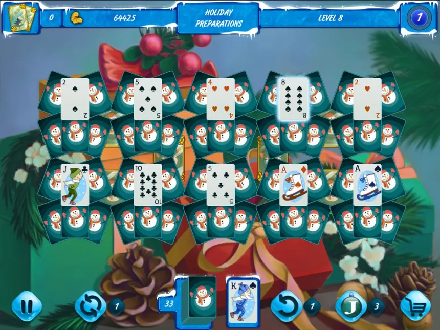 Скриншот 5 к игре Solitaire Jack Frost Winter Adventures 2