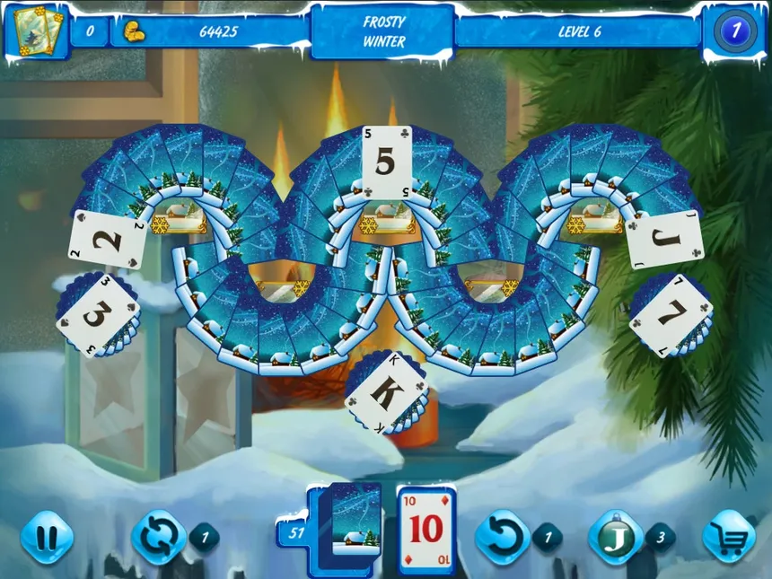 Скриншот 6 к игре Solitaire Jack Frost Winter Adventures 2