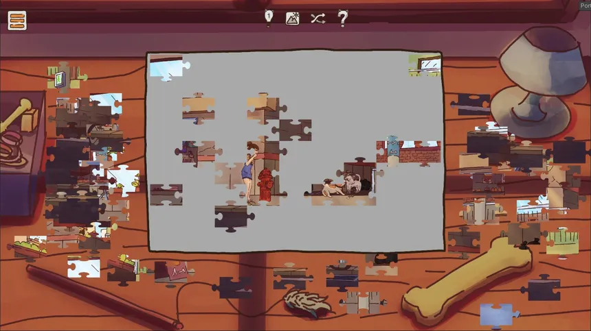 Скриншот 2 к игре Panqueca & Paçoca: A Friendship Jigsaw