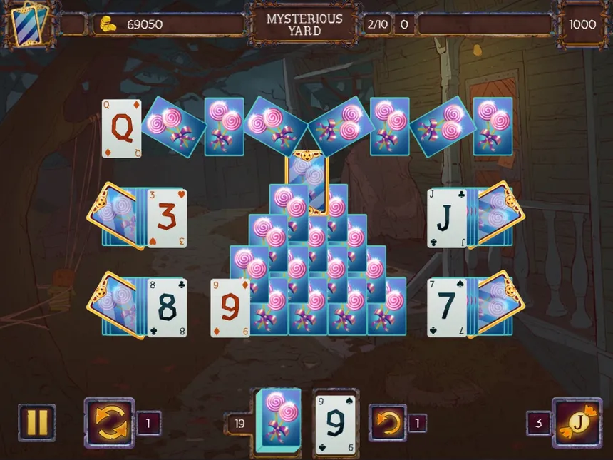 Скриншот 1 к игре Solitaire Game Halloween 2