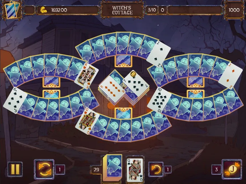 Скриншот 3 к игре Solitaire Game Halloween 2
