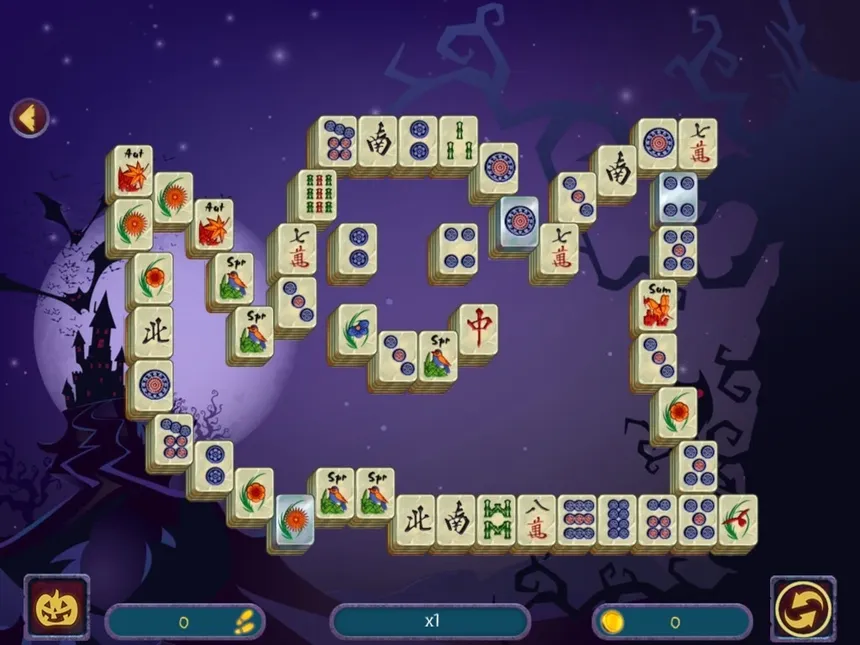 Скриншот 2 к игре Halloween Night Mahjong 2