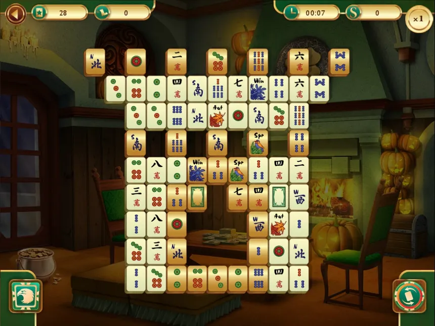Скриншот 4 к игре Spooky Mahjong
