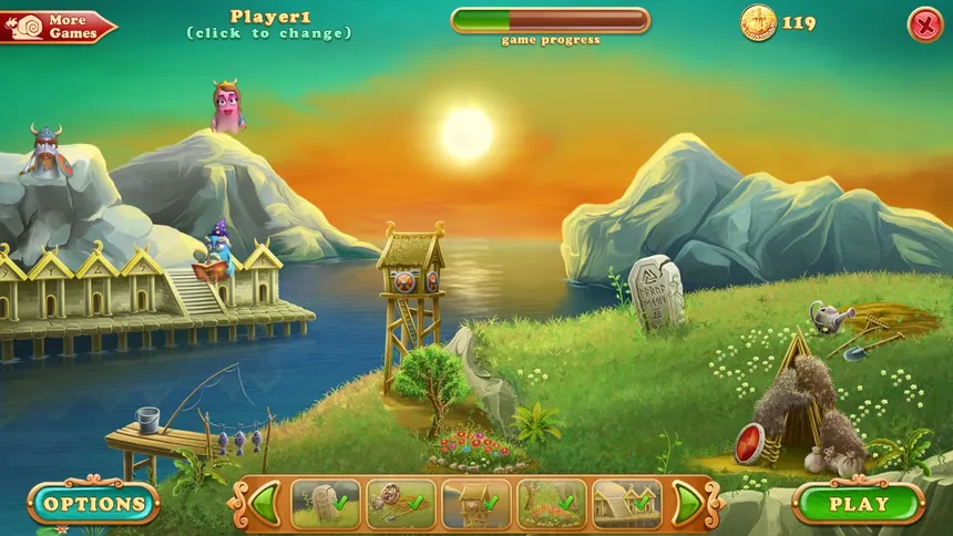 Скриншот 1 к игре Laruaville 11 Match 3 Puzzle