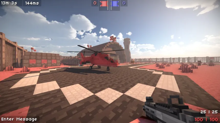 Скриншот 1 к игре Blocked Out: Red V Blue