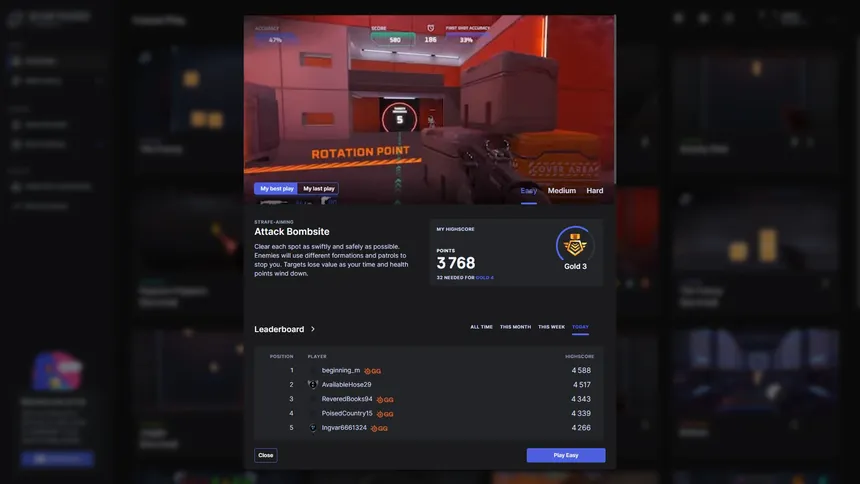 Скриншот 5 к игре 3D Aim Trainer