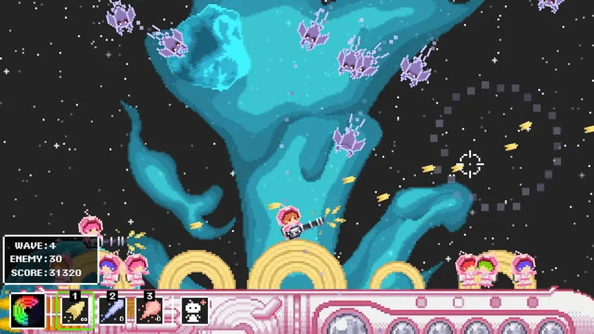 Скриншот 1 к игре Cake Invaders