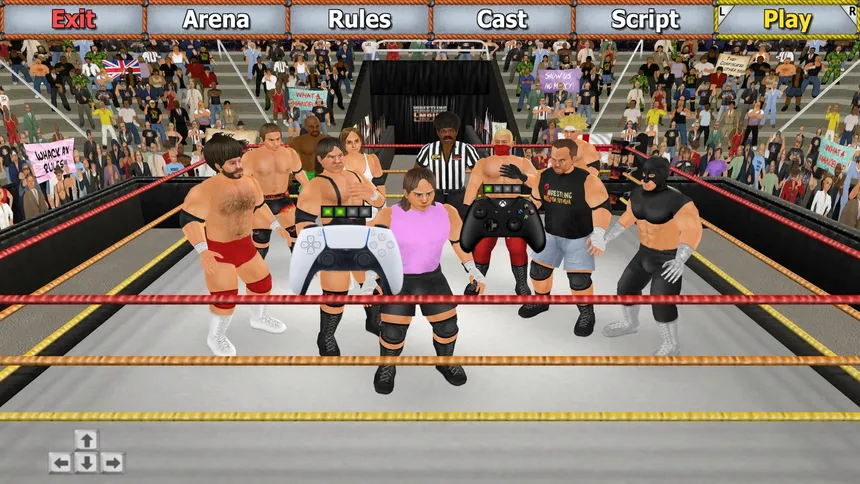 Скриншот 2 к игре Wrestling Empire