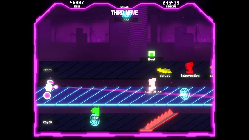 Скриншот 3 к игре Tybot Invasion: The Typing Runner
