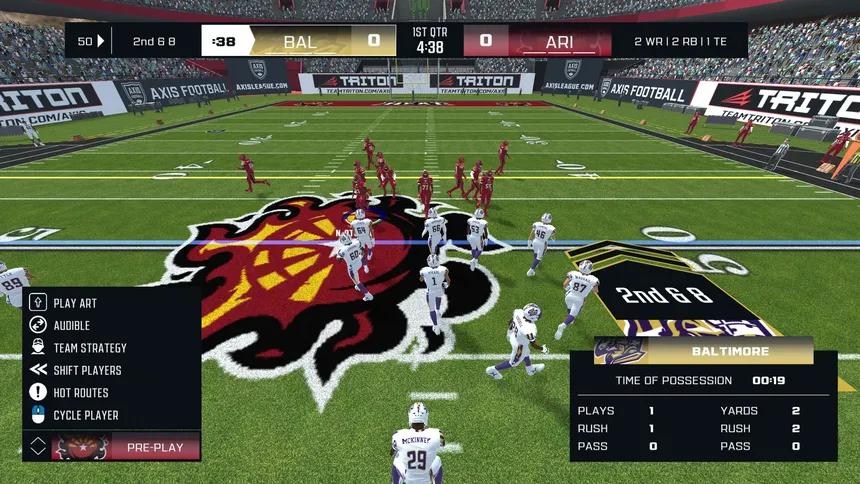 Скриншот 1 к игре Axis Football 2021