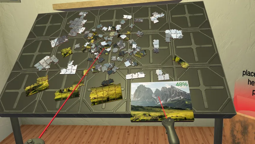 Скриншот 3 к игре Jigsaw Puzzle VR