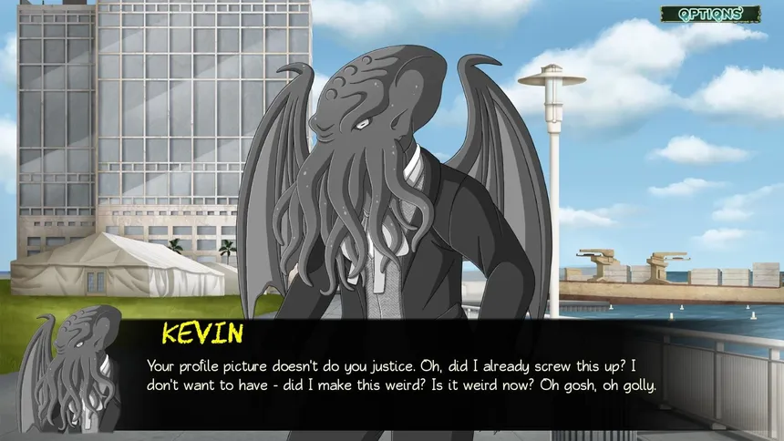 Скриншот 1 к игре Mythos Ever After: A Cthulhu Dating Sim RX