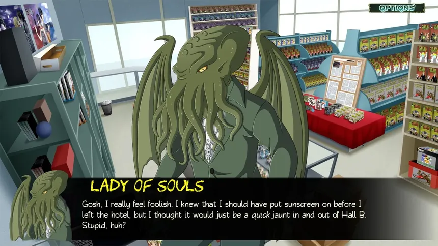 Скриншот 3 к игре Mythos Ever After: A Cthulhu Dating Sim RX