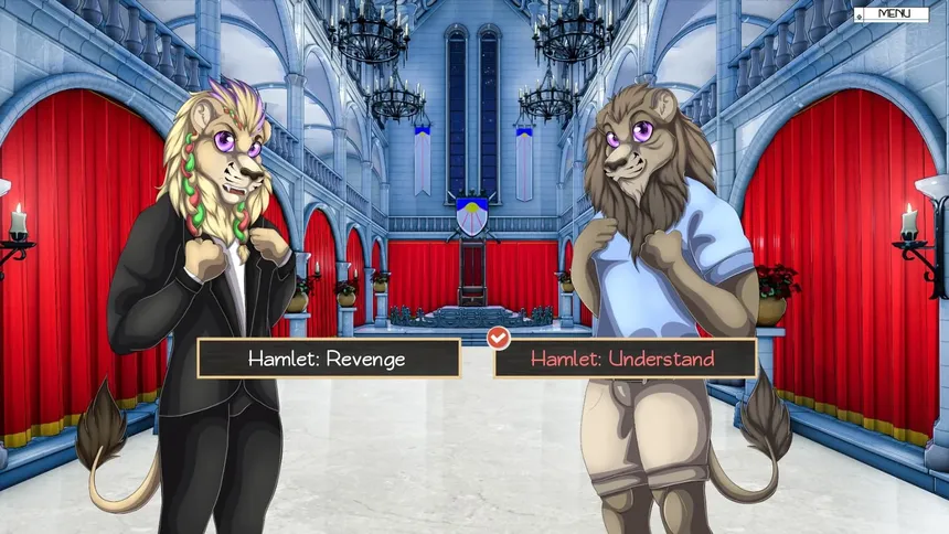 Скриншот 8 к игре Furry Shakespeare: To Date Or Not To Date Spooky Cat Girls?