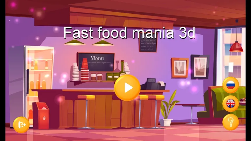 Скриншот 1 к игре Fast Food Mania 3D
