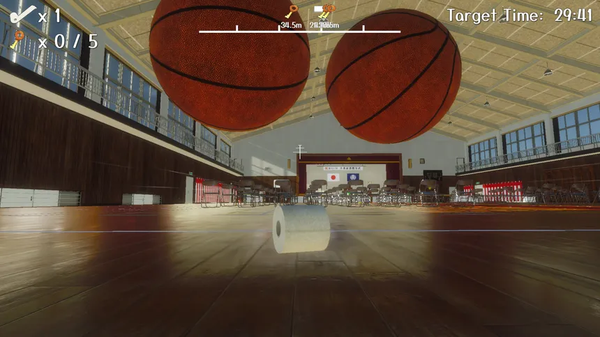 Скриншот 4 к игре Toilet paper wants to be a basketball