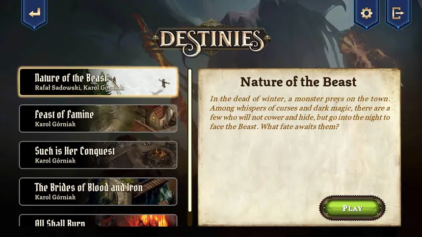 Скриншот 1 к игре Destinies
