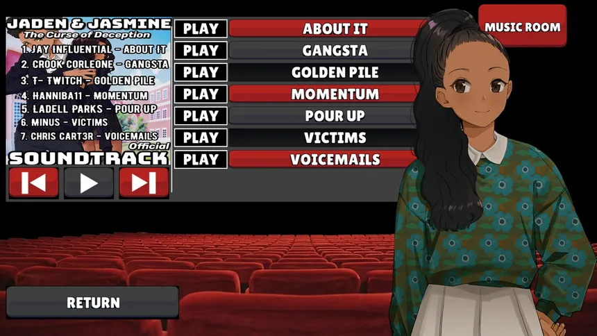Скриншот 1 к игре Jaden & Jasmine: The Curse of Deception