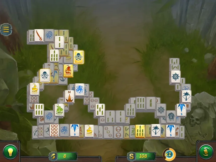 Скриншот 1 к игре Mahjong Gold 2. Pirates Island