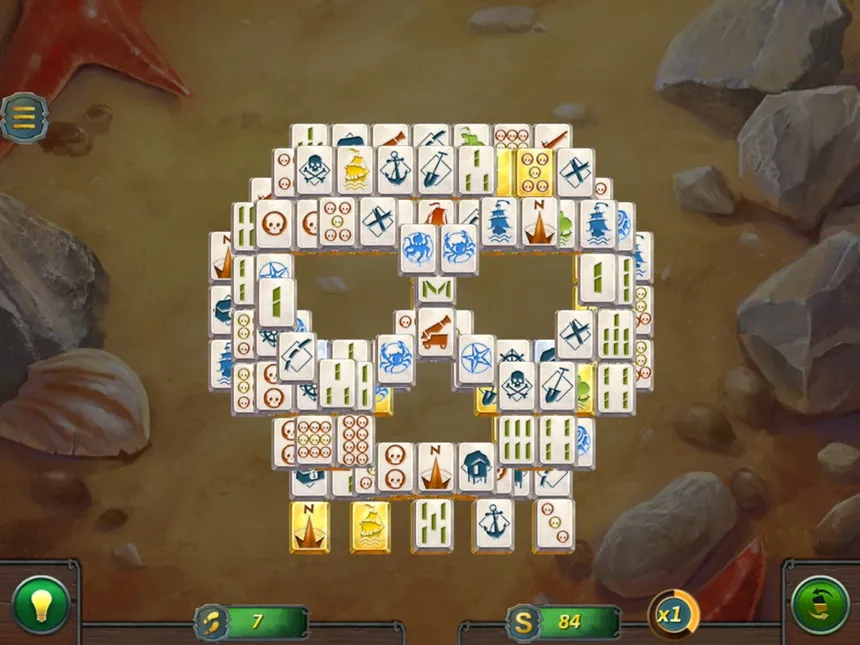 Скриншот 3 к игре Mahjong Gold 2. Pirates Island