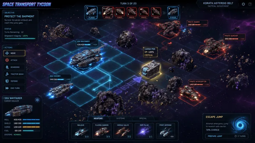 Скриншот 5 к игре Space Transport Tycoon