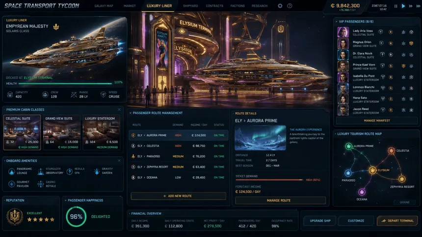 Скриншот 7 к игре Space Transport Tycoon