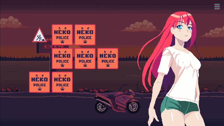 Скриншот 1 к игре Anime Sunset Ride