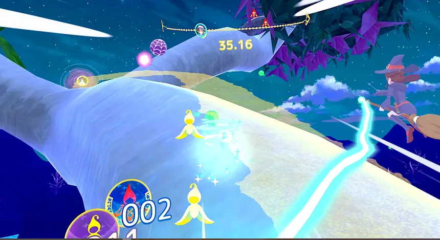 Скриншот 3 к игре Little Witch Academia: VR Broom Racing