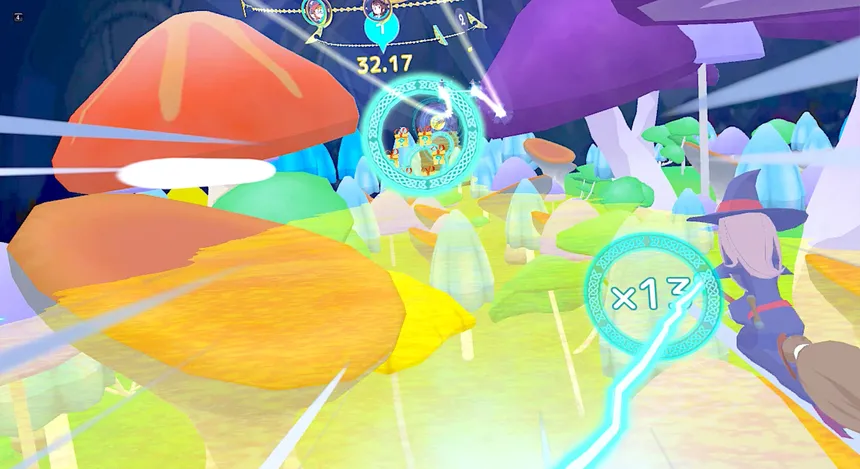 Скриншот 5 к игре Little Witch Academia: VR Broom Racing