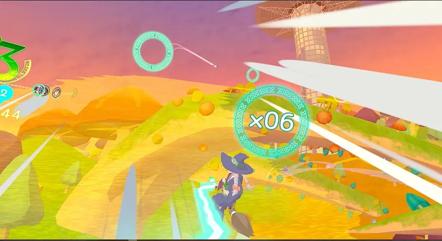 Скриншот 8 к игре Little Witch Academia: VR Broom Racing