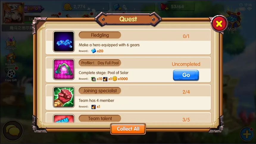 Скриншот 1 к игре Legend of Heroes : Eternal Arena