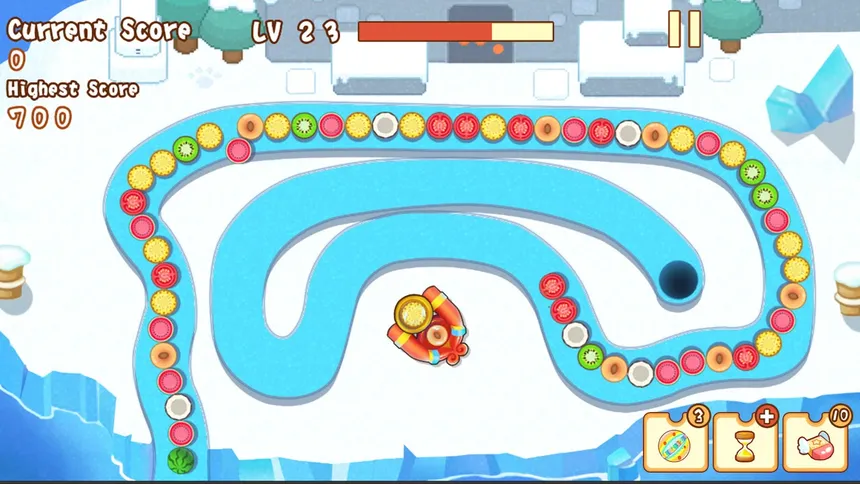 Скриншот 3 к игре 水果祖玛 | Fruit Zumba