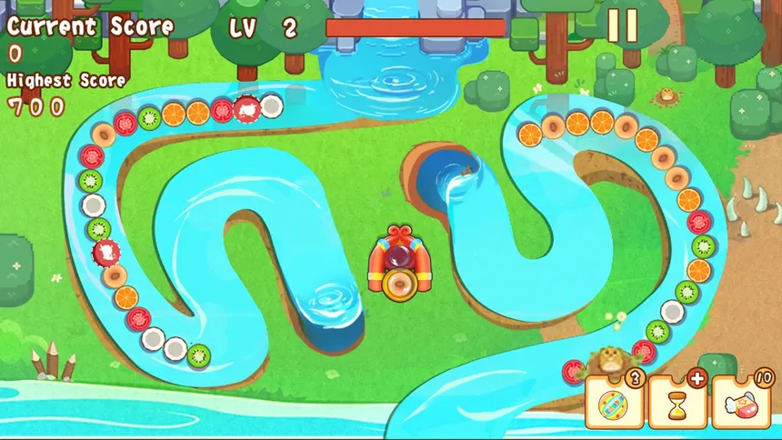Скриншот 5 к игре 水果祖玛 | Fruit Zumba