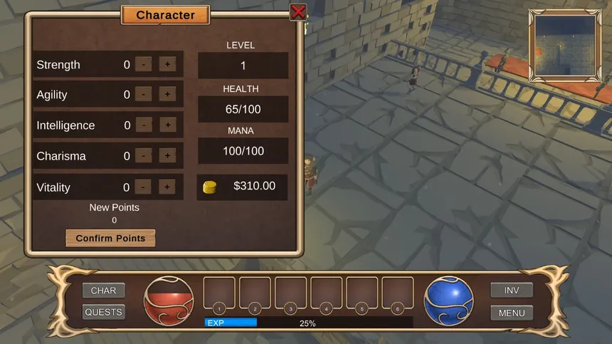 Скриншот 1 к игре Tizahl's Quest