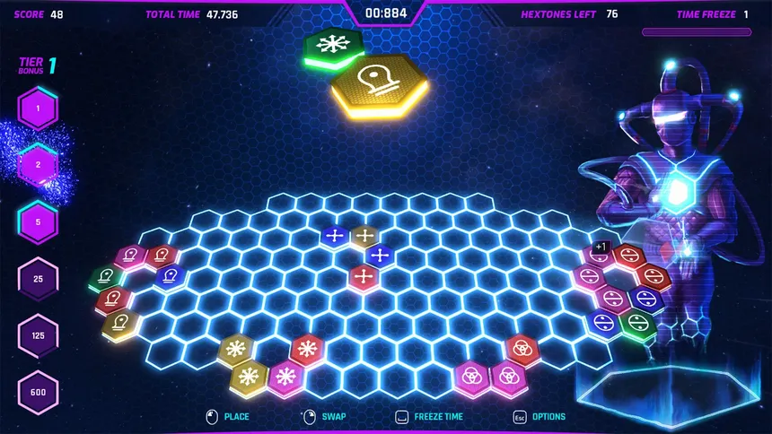 Скриншот 1 к игре Hextones: Spacetime