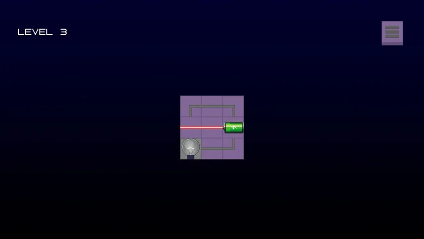 Скриншот 2 к игре Puzzle Light: Rotate