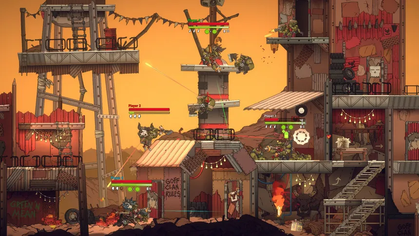 Скриншот 2 к игре Warhammer 40,000: Shootas, Blood & Teef