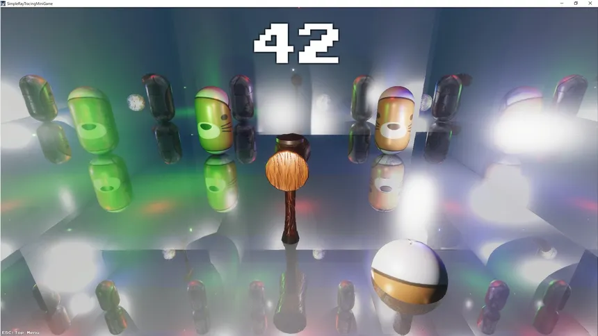 Скриншот 1 к игре Simple Ray tracing Mini Game 10