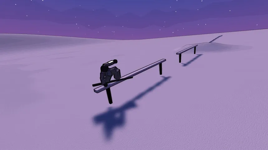 Скриншот 2 к игре Snowboarding