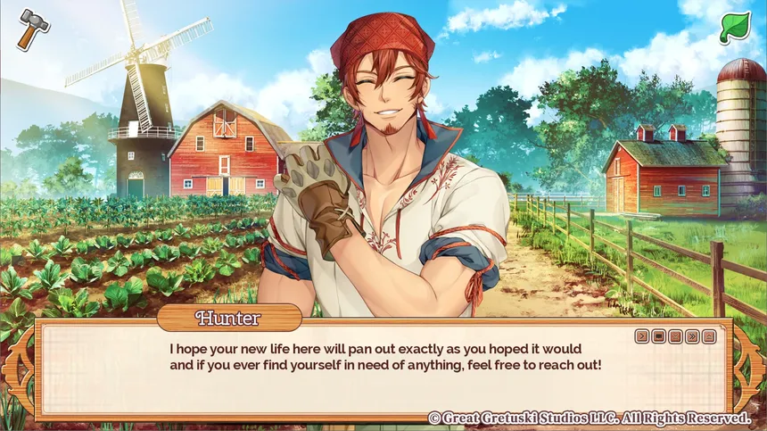 Скриншот 4 к игре Peachleaf Valley: Seeds of Love - a farming inspired otome