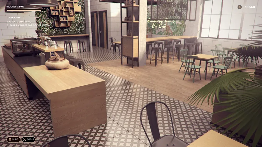 Скриншот 1 к игре Coffee Bar Renovator