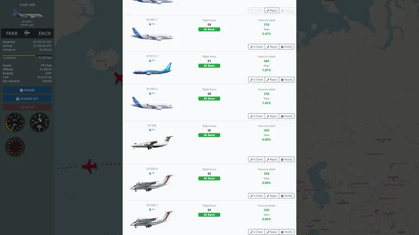 Скриншот 2 к игре Airline Manager