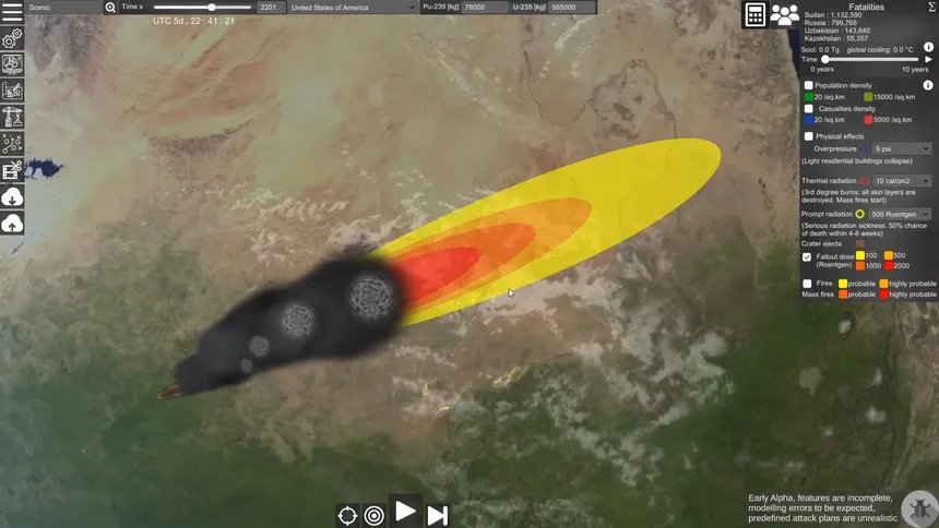 Скриншот 6 к игре Nuclear War Simulator