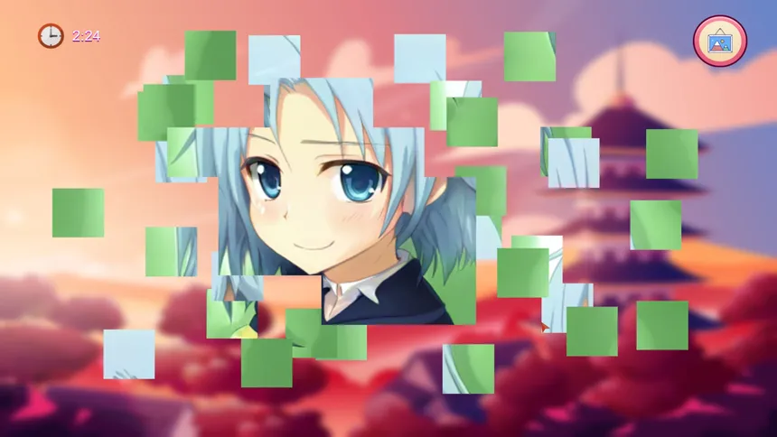 Скриншот 6 к игре Anime puzzle